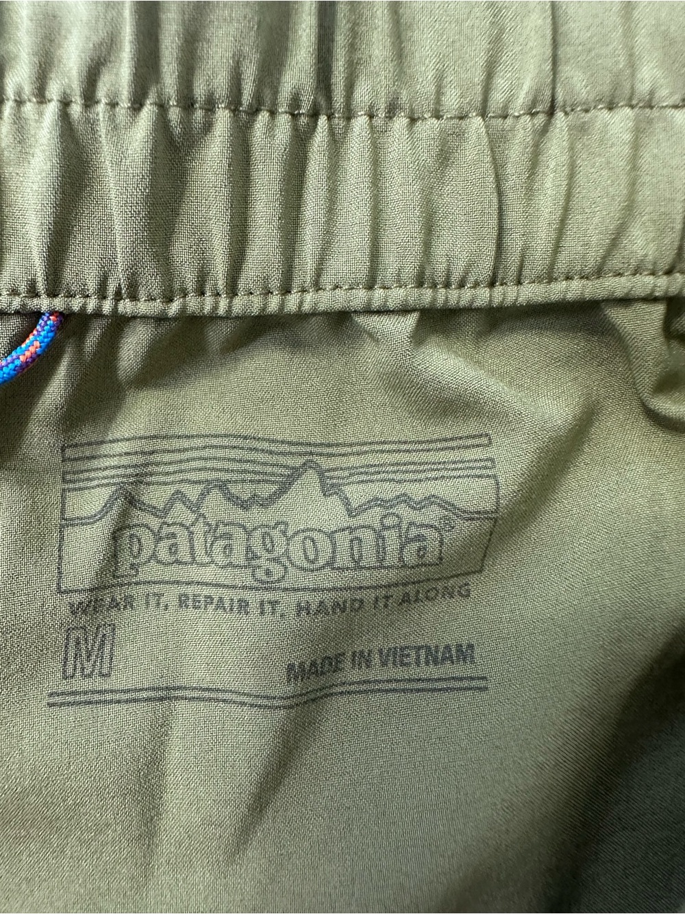 Patagonia Breathable Women’s Terrebonne Caper Green Drawstring Athletic Shorts M - Picture 11 of 12